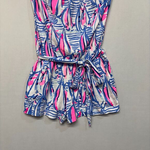 Lilly Pulitzer Women Strapless Ritz Romper Size Small Boho Colorful D043 -5 - Picture 13 of 16